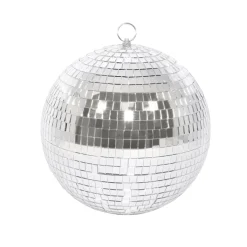 Décoration à suspendre BOULE A FACETTE coloris argent - 4MURS