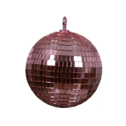 Décoration à suspendre BOULE À FACETTE coloris rose - 4MURS