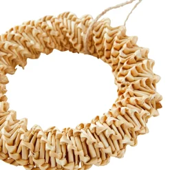 Décoration à suspendre COURONNE L coloris paille - 4MURS