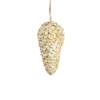 Décoration à suspendre POMME DE PIN L coloris paille - 4MURS