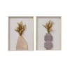 Décoration murale en bois AKALA Bois / Rose / Mauve - 4MURS