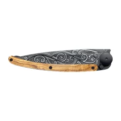Deejo Couteau PACIFIQUE coloris Black, Olivier - 4MURS