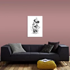 Disney Toile imprimée MINNIE SKETCH 50 x 70 cm - 4MURS