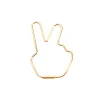 Donkey Porte clef PEACE coloris or - 4MURS