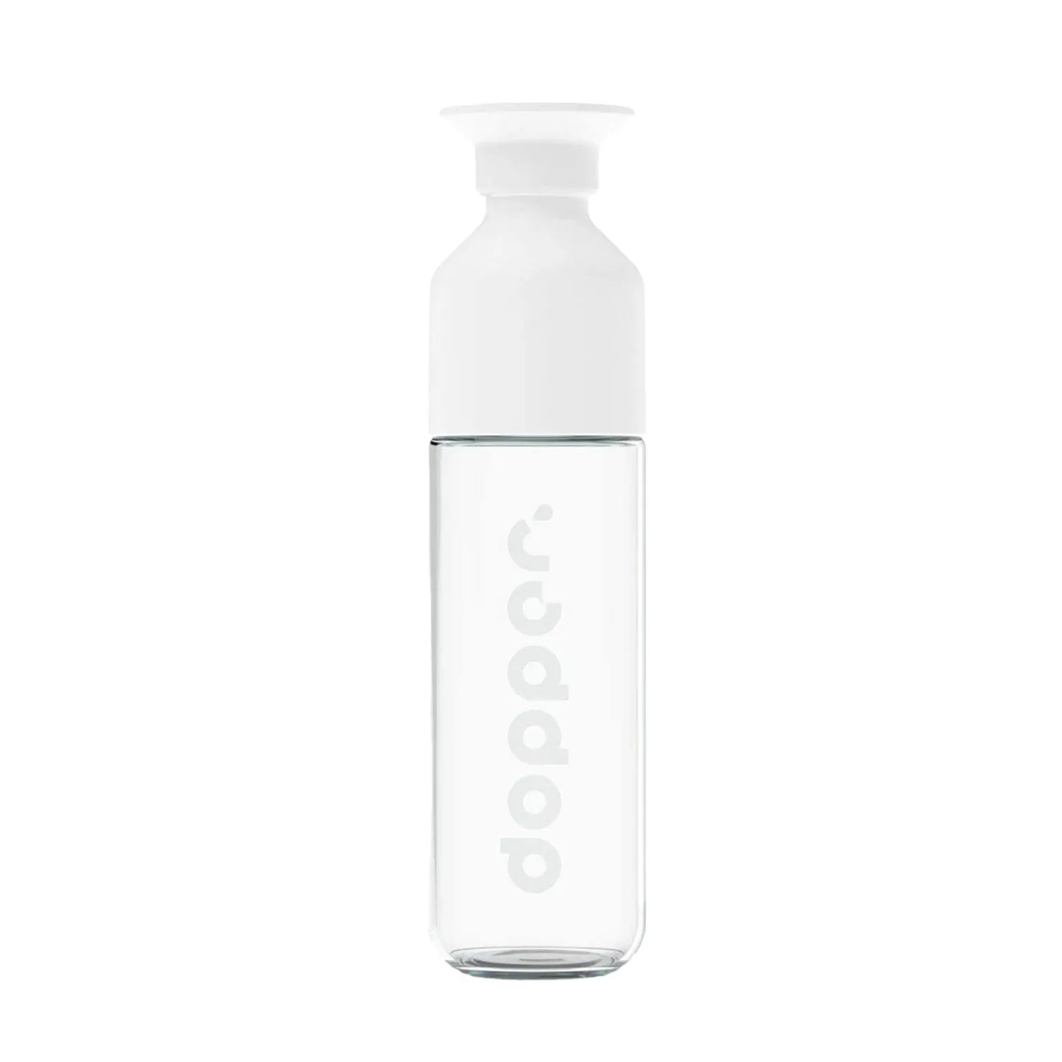Dopper Gourde INSULATED VERRE coloris Blanc/Transparent - 4MURS
