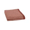 Drap de douche RAFAELA coloris bordeaux 70 x 140 cm - 4MURS
