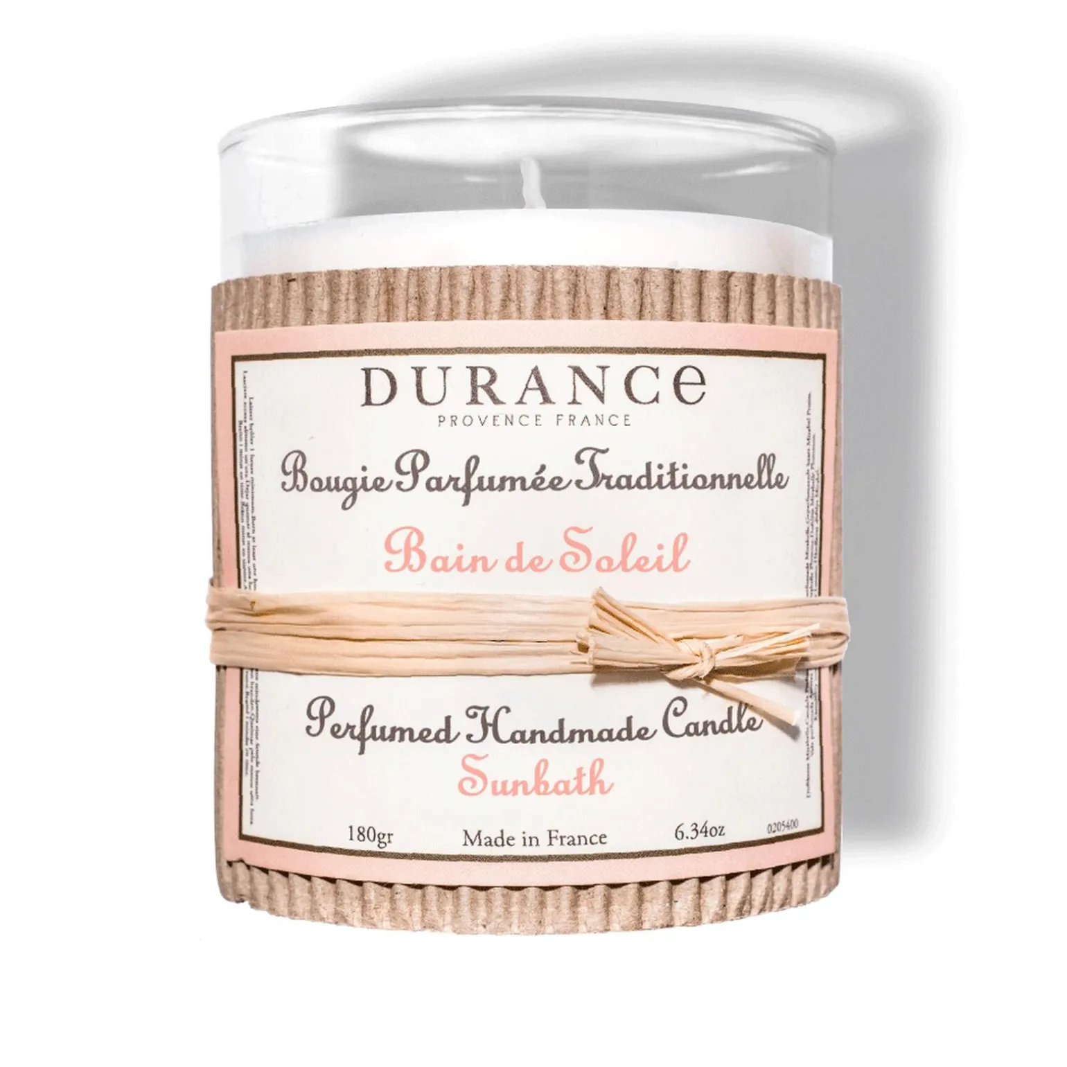 Durance Bougie parfumée TRADITIONNELLE Bain de soleil - 4MURS