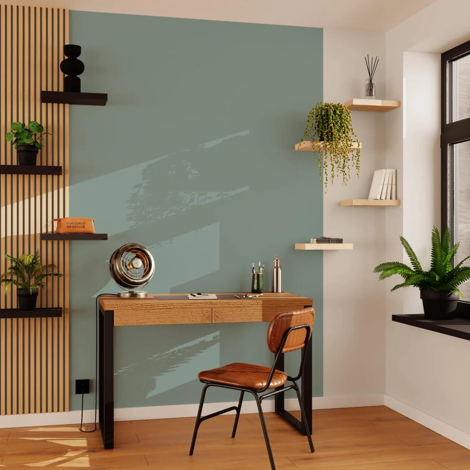 ECO ID Peinture ECO Peinture eucalyptus Satiné 2 L - 4MURS