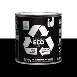 ECO ID Peinture ECO Peinture noir Satiné 0,5 L - 4MURS