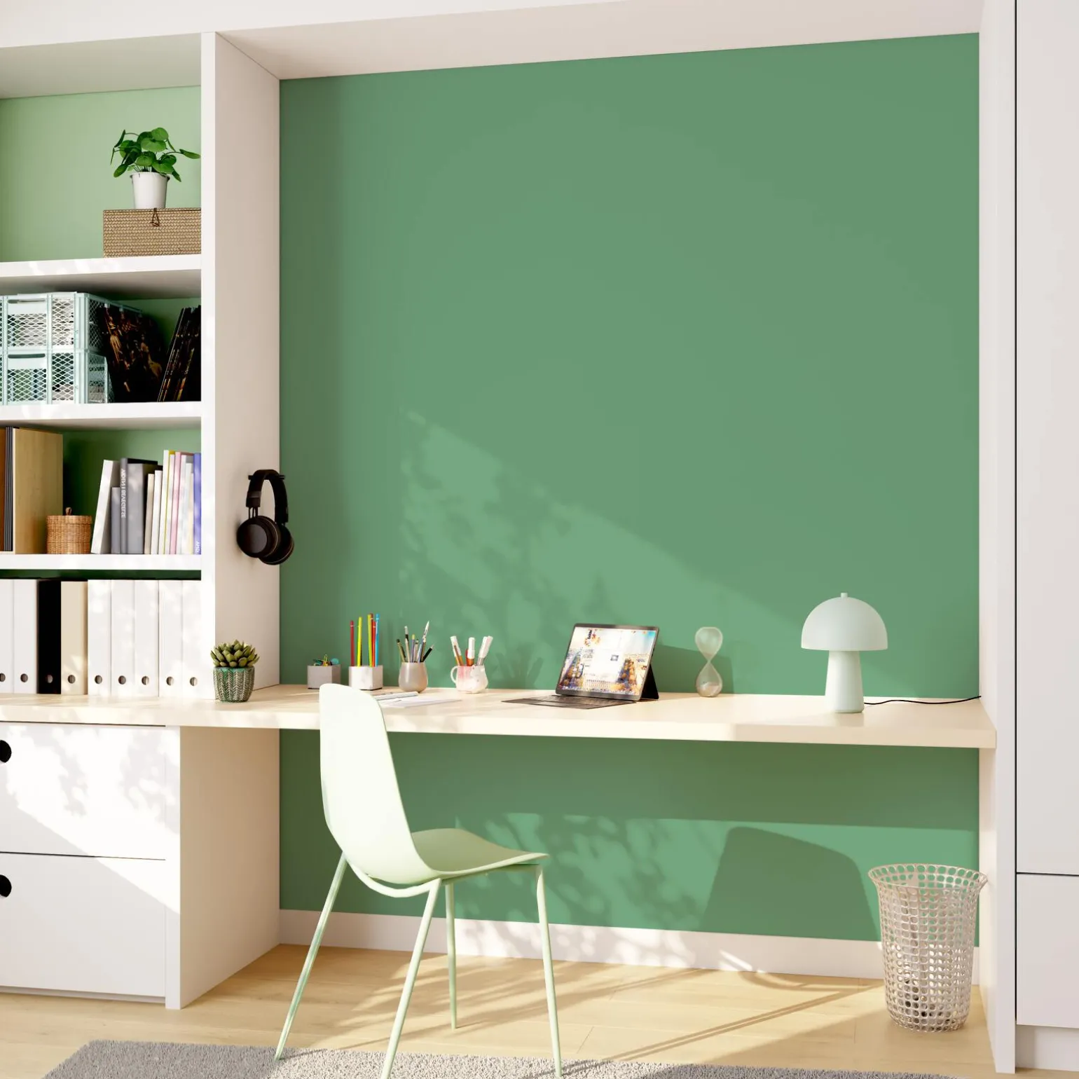 ECO ID Peinture ECO Peinture olive Satiné 2 L - 4MURS