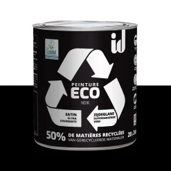 ECO ID Peinture ECO Peinture noir Satiné 2 L - 4MURS