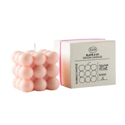 Elate & Co Bougie BUBBEL coloris rose - 4MURS