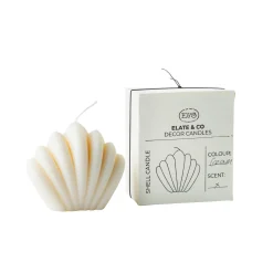 Elate & Co Bougie SHELL coloris beige - 4MURS