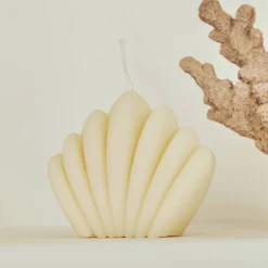 Elate & Co Bougie SHELL coloris beige - 4MURS