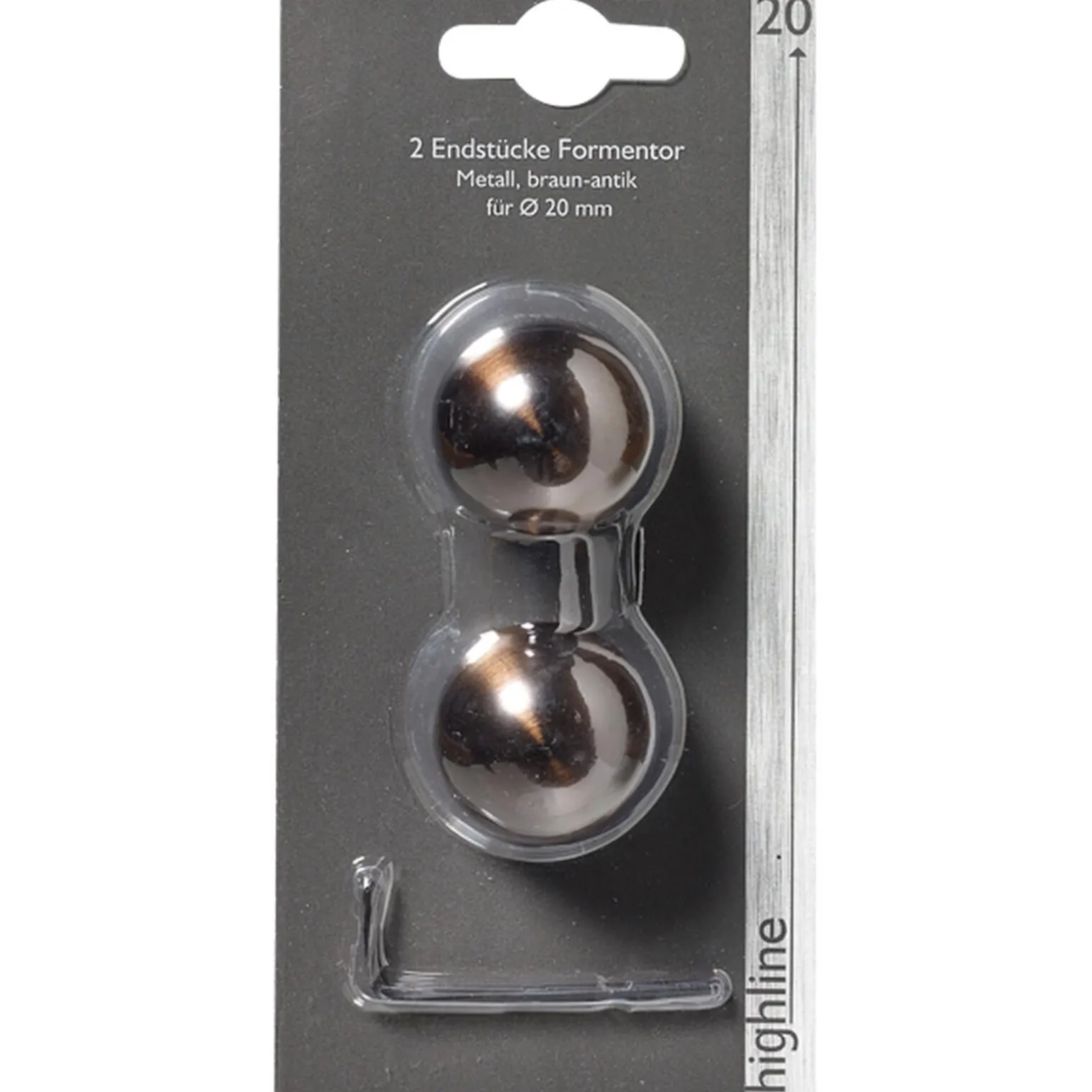 Embout GLACAGE coloris chocolat - 4MURS