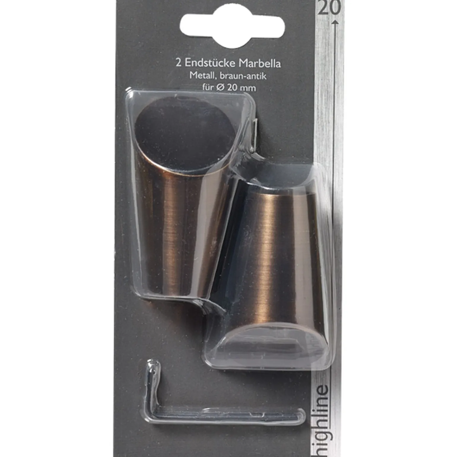 Embout GLACAGE coloris chocolat - 4MURS