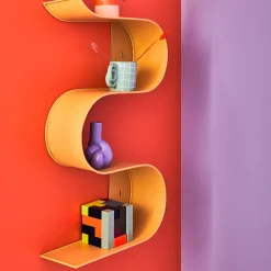 Etagère métallique ELLY coloris moutarde - 4MURS