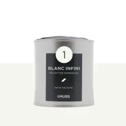 Expression Peinture Finition Peinture blanc infini Satiné 0,5 L