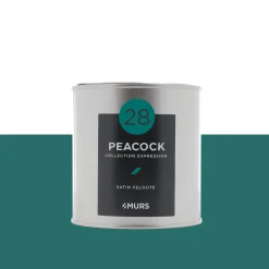 Expression Peinture Finition Peinture peacock Satiné 0,5 L - 4MURS