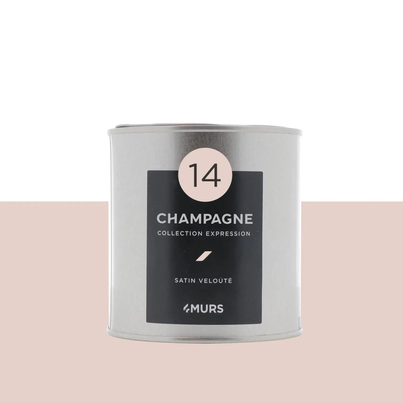 Expression Peinture Finition Peinture pink champagne Satiné 0,5 L