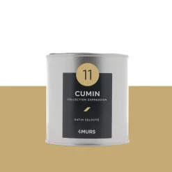 Expression Peinture Finition Peinture cumin Satiné 0,5 L - 4MURS