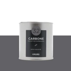 Expression Peinture Finition Peinture carbone Satiné 0,5 L - 4MURS