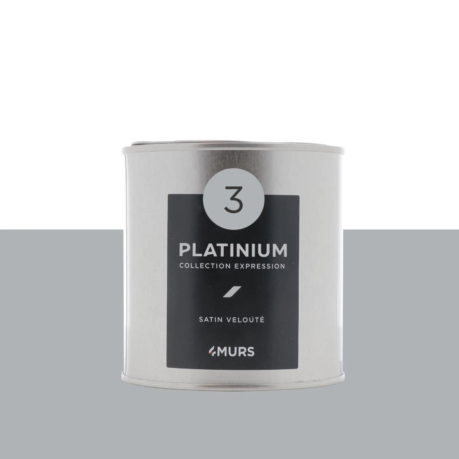 Expression Peinture Finition Peinture platinium Satiné 0,5 L - 4MURS