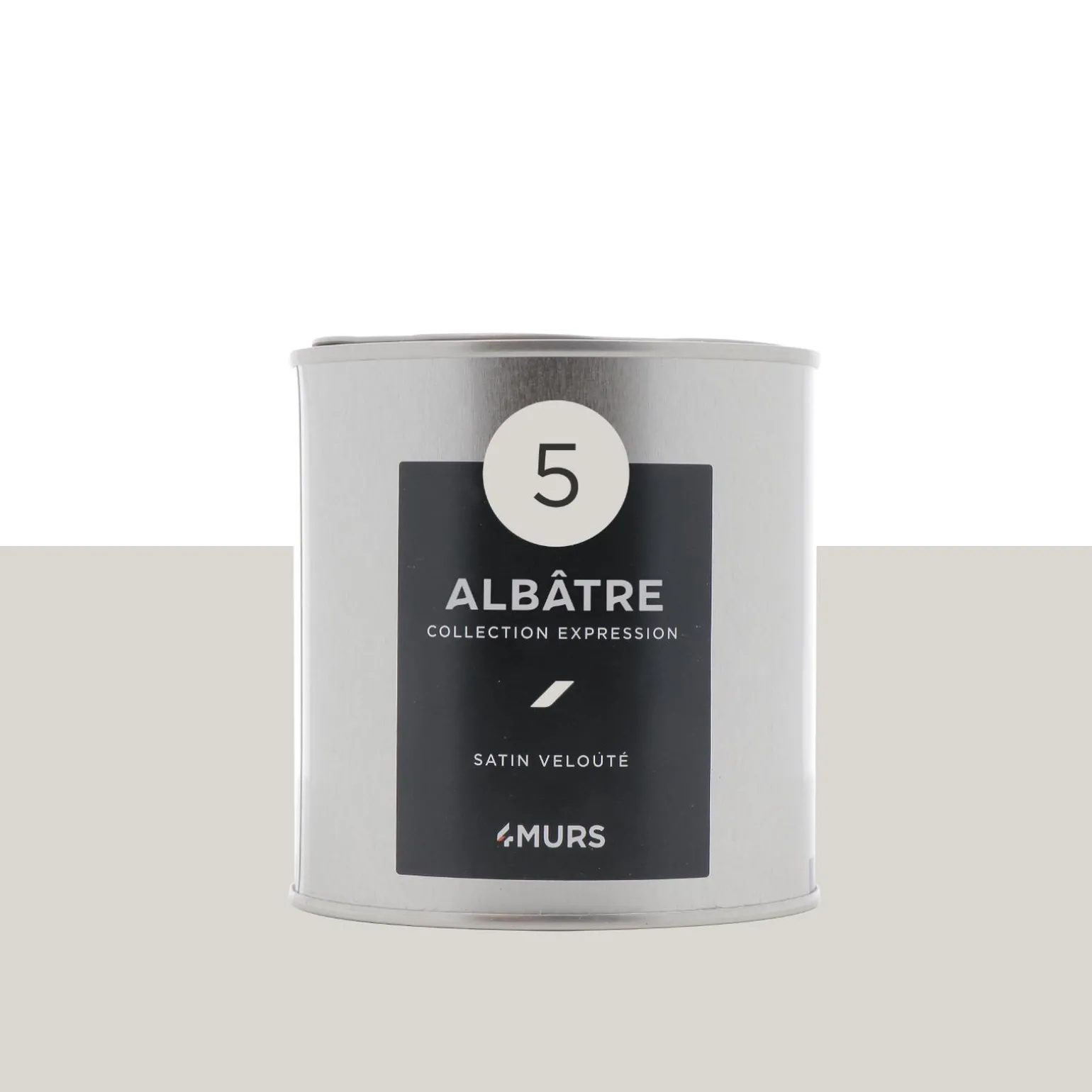 Expression Peinture Finition Peinture blanc albâtre Satiné 0,5 L