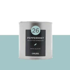 Expression Peinture Finition Peinture peppermint Satiné 0,5 L - 4MURS