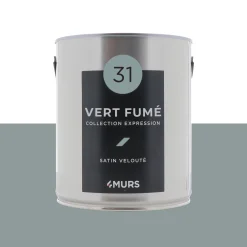 Expression Peinture Multi-supports Peinture vert fumé Satiné - 4MURS