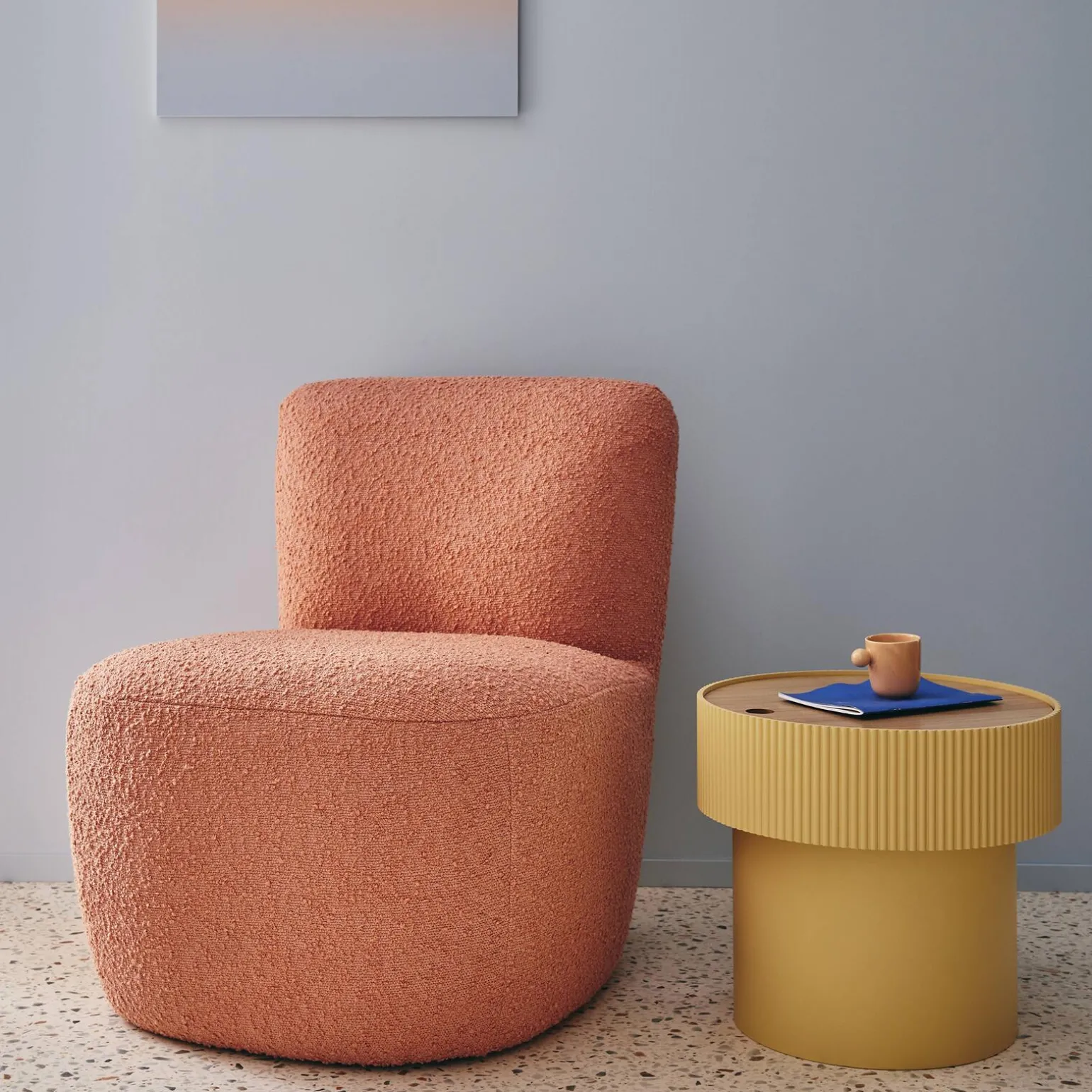 Fauteuil MARLA coloris rose - 4MURS