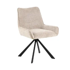 Fauteuil pivotant avec retour automatique MURPHY beige - 4MURS