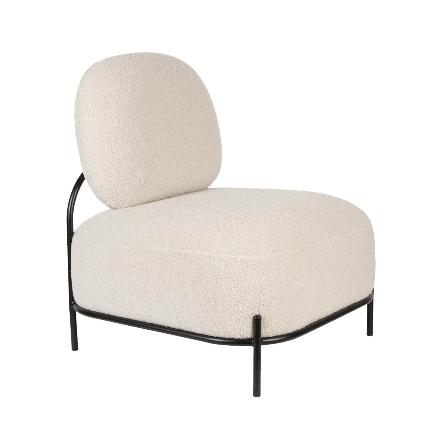 Fauteuil POLLY coloris blanc - 4MURS