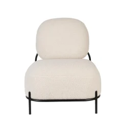 Fauteuil POLLY coloris blanc - 4MURS