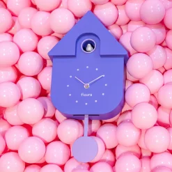 Fisura Horloge MAISON COUCOU coloris Very peri - 4MURS
