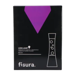 Fisura Lampe à lave LAVA BLACK coloris noir 39,5 x 11 cm - 4MURS