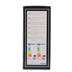 Fisura Lampe à lave LAVA CHROMÉE coloris argent 39,5 x 11 cm - 4MURS