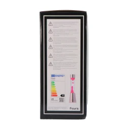 Fisura Lampe à lave LAVA PINK coloris rose 39,5 x 11 cm - 4MURS