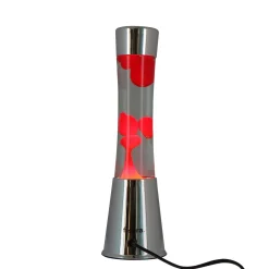 Fisura Lampe à lave LAVA SILVER coloris argent 39,5 x 11 cm - 4MURS