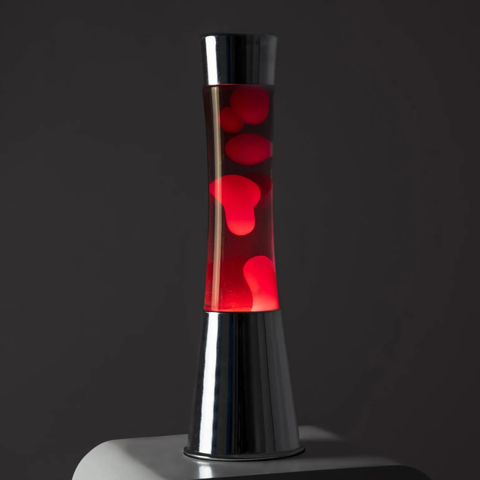 Fisura Lampe à lave LAVA SILVER coloris argent 39,5 x 11 cm - 4MURS