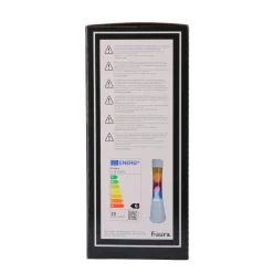 Fisura Lampe à lave LAVA WHITE coloris blanc 39,5 x 11 cm - 4MURS