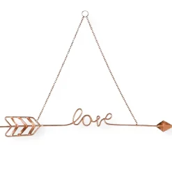 Fléche décorative ARROW LOVE coloris cuivre rose - 4MURS