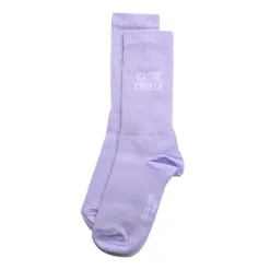 Félicie aussi Chaussettes CASSE-COUILLE coloris mauve - 4MURS