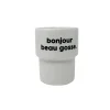 Félicie aussi Gobelet BEAU GOSSE coloris blanc - 4MURS