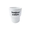Félicie aussi Gobelet BONJOUR PATATE coloris blanc - 4MURS