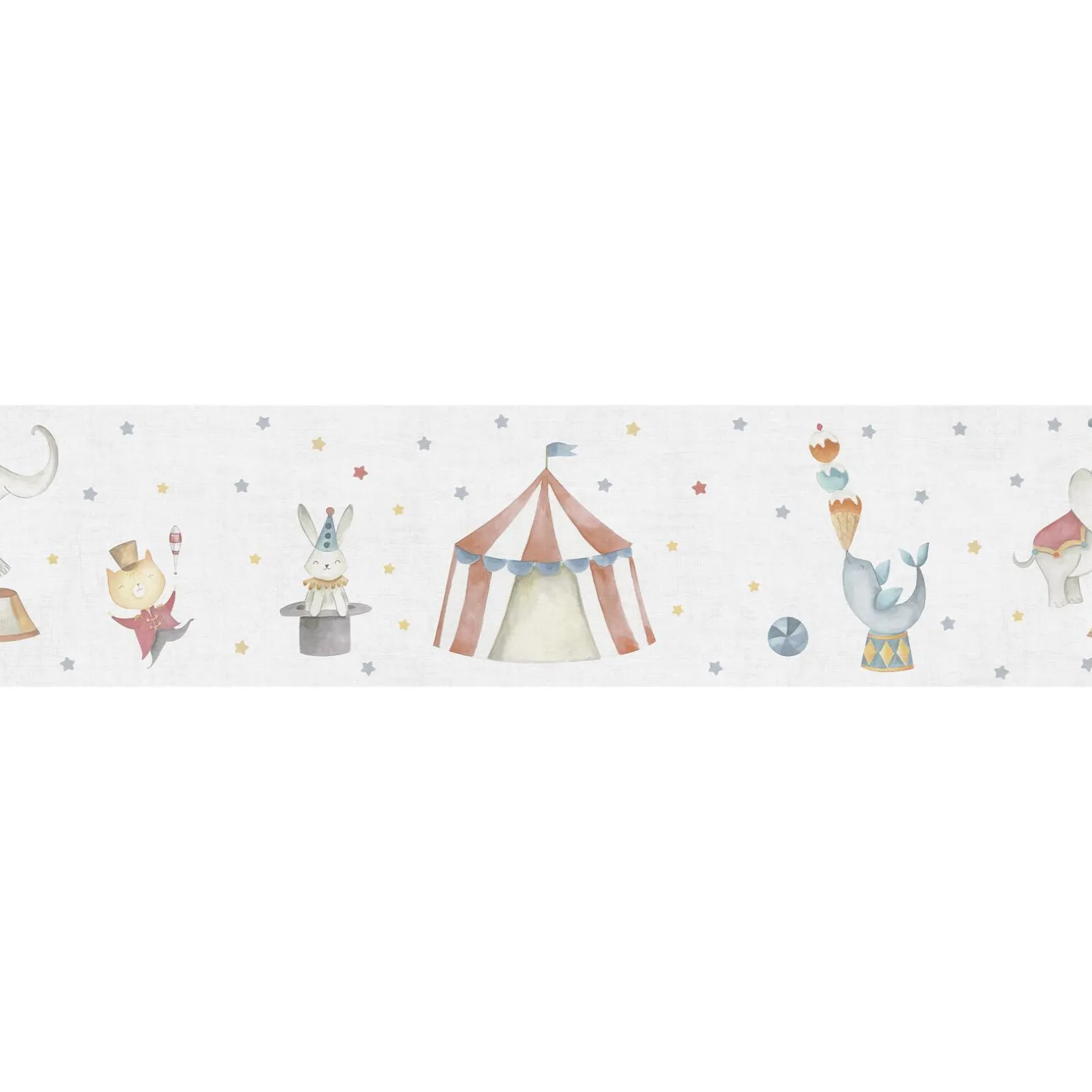 Frise intissée CIRCUS coloris multicolore - 4MURS