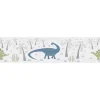 Frise intissée DINOS coloris vert kaki et bleu - 4MURS