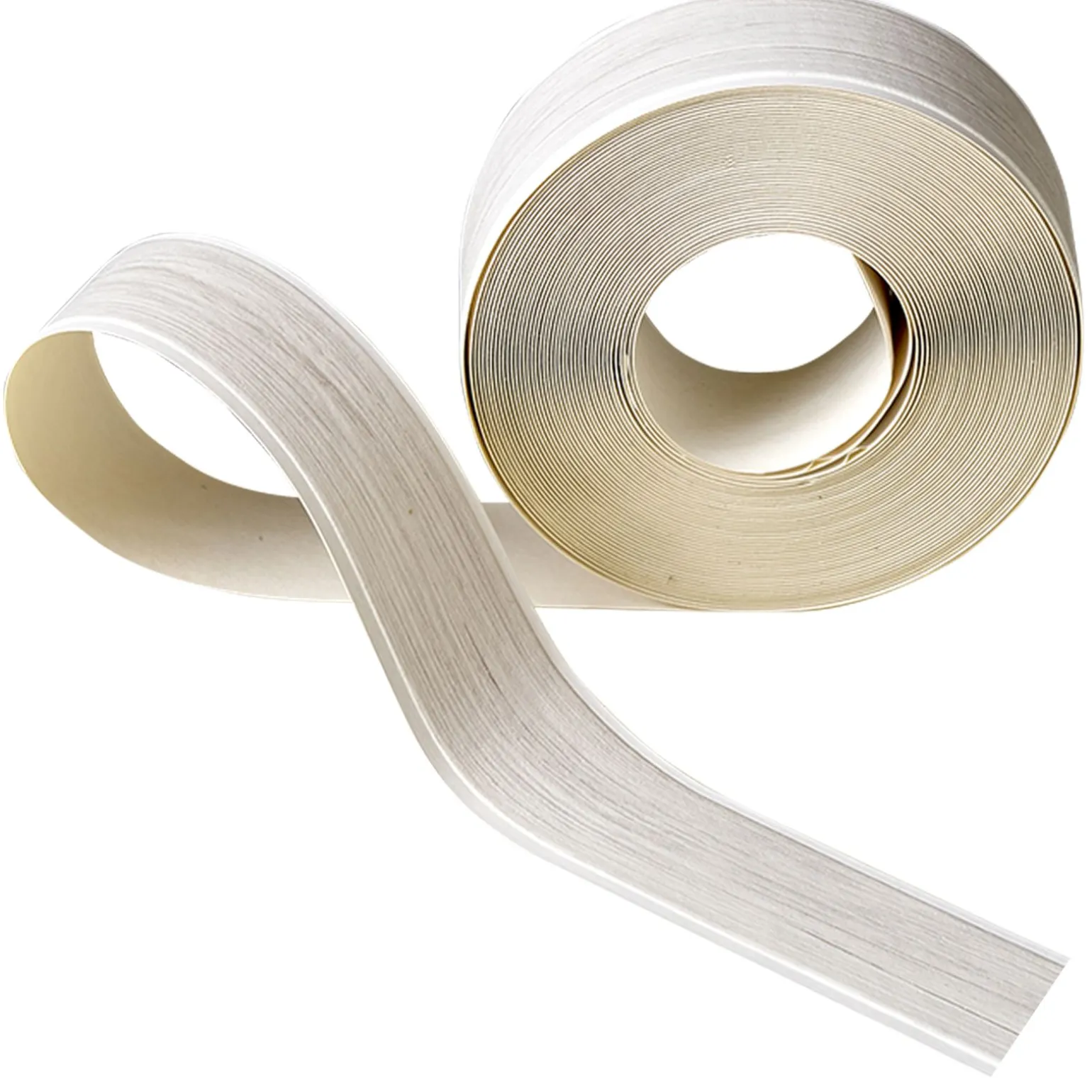Galon vinyle GUERANDE coloris blanc grisé - 4MURS