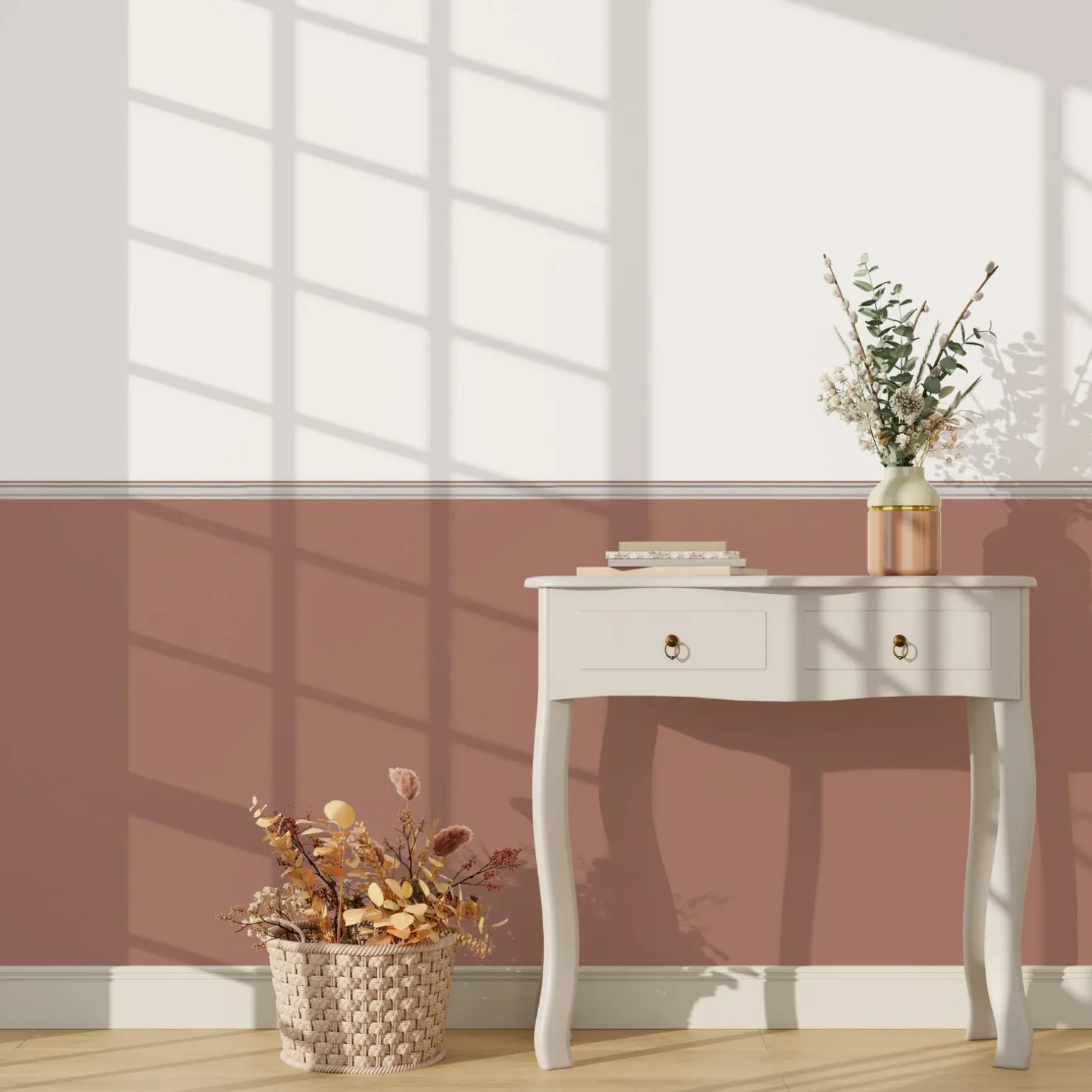 Galon vinyle MOULURE coloris blanc - 4MURS