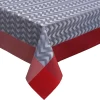 Garnier Thiebaut Nappe CHEVRON coloris gris 155 x 155 cm - 4MURS